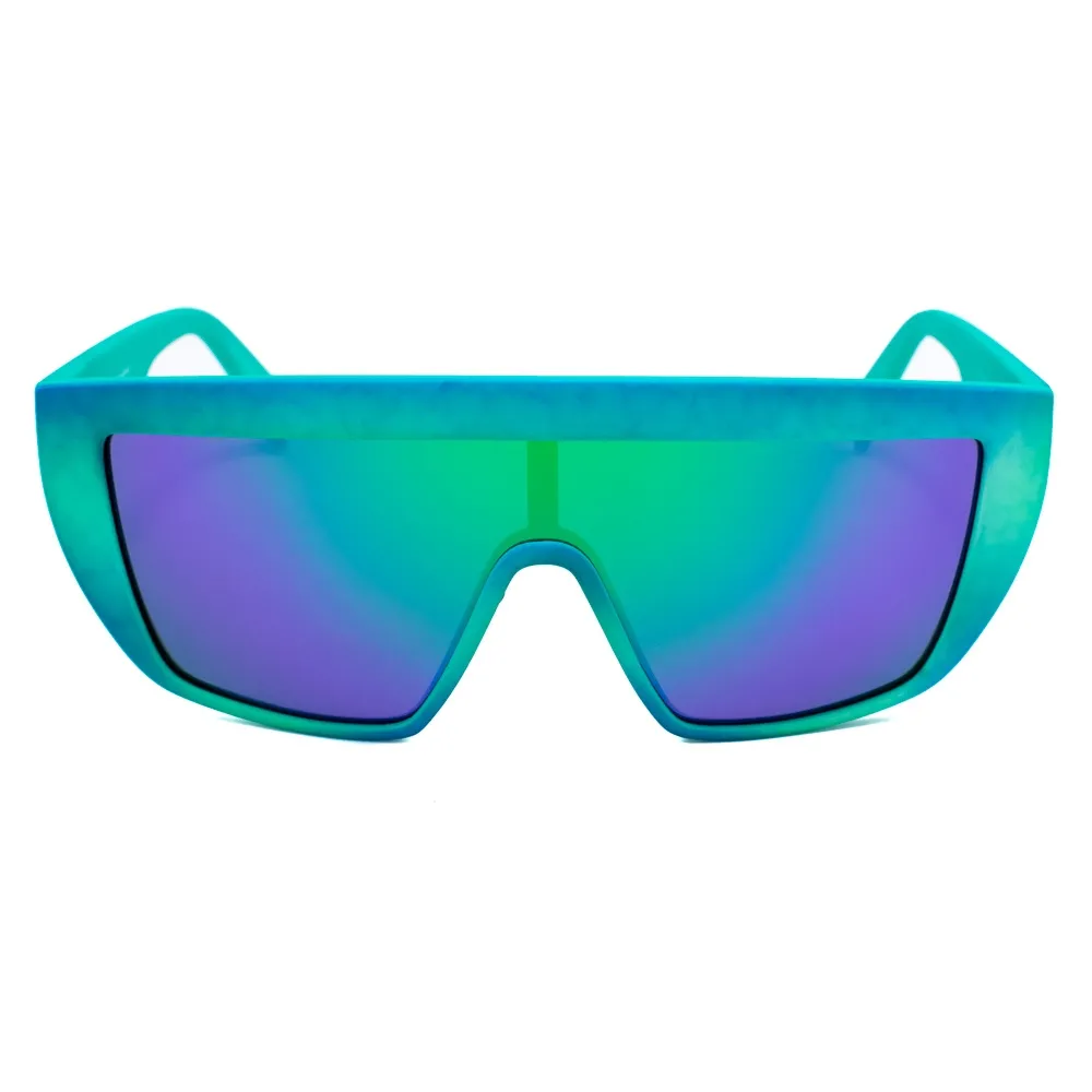 Zielono-niebieskie okulary przeciwsłoneczne Italia Independent dla mężczyzn