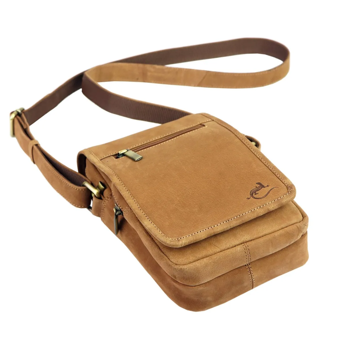 Saszetka męska na ramię skórzana od marki Andreas