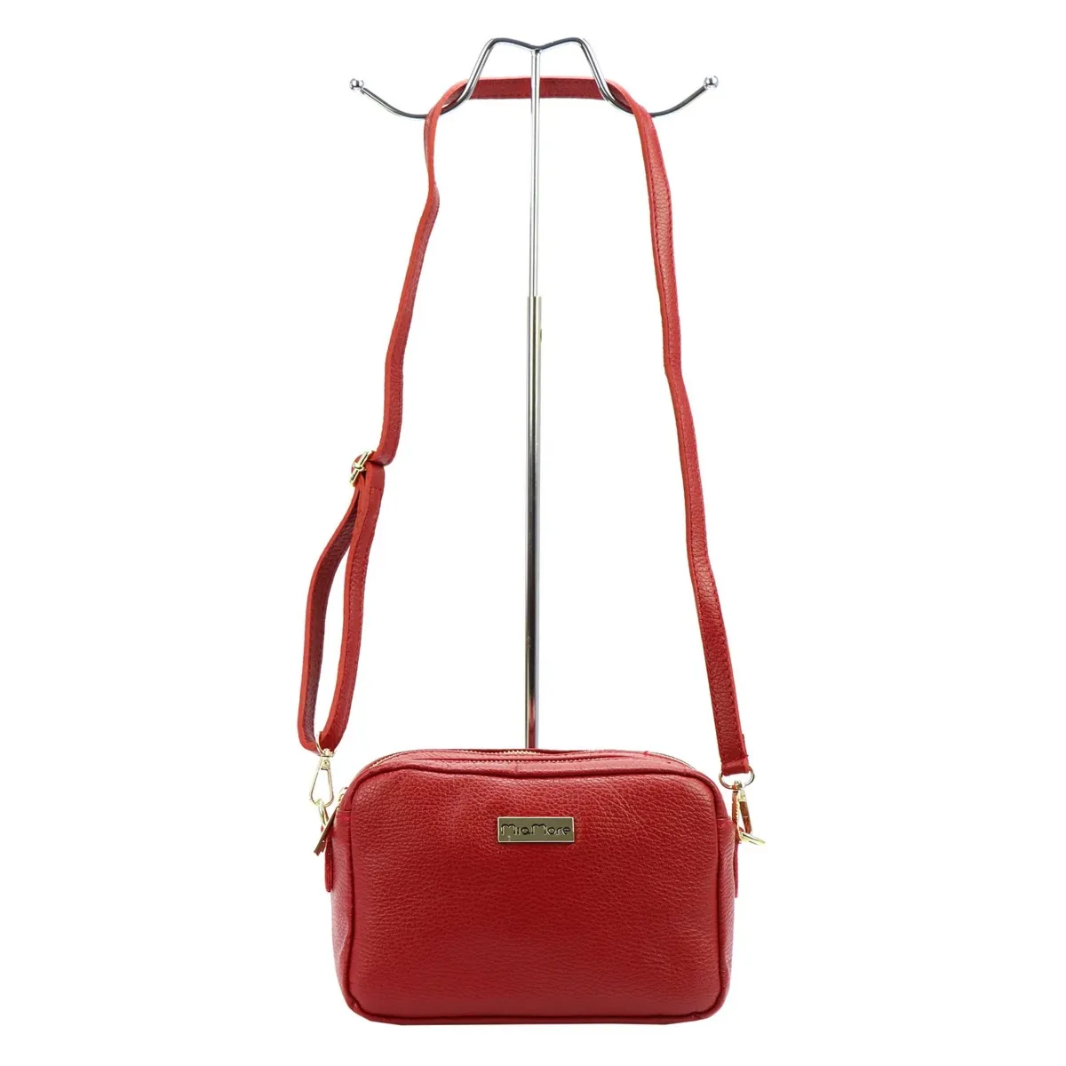 MiaMore miejska damska listonoszka skóra naturalna torebka przez ramię