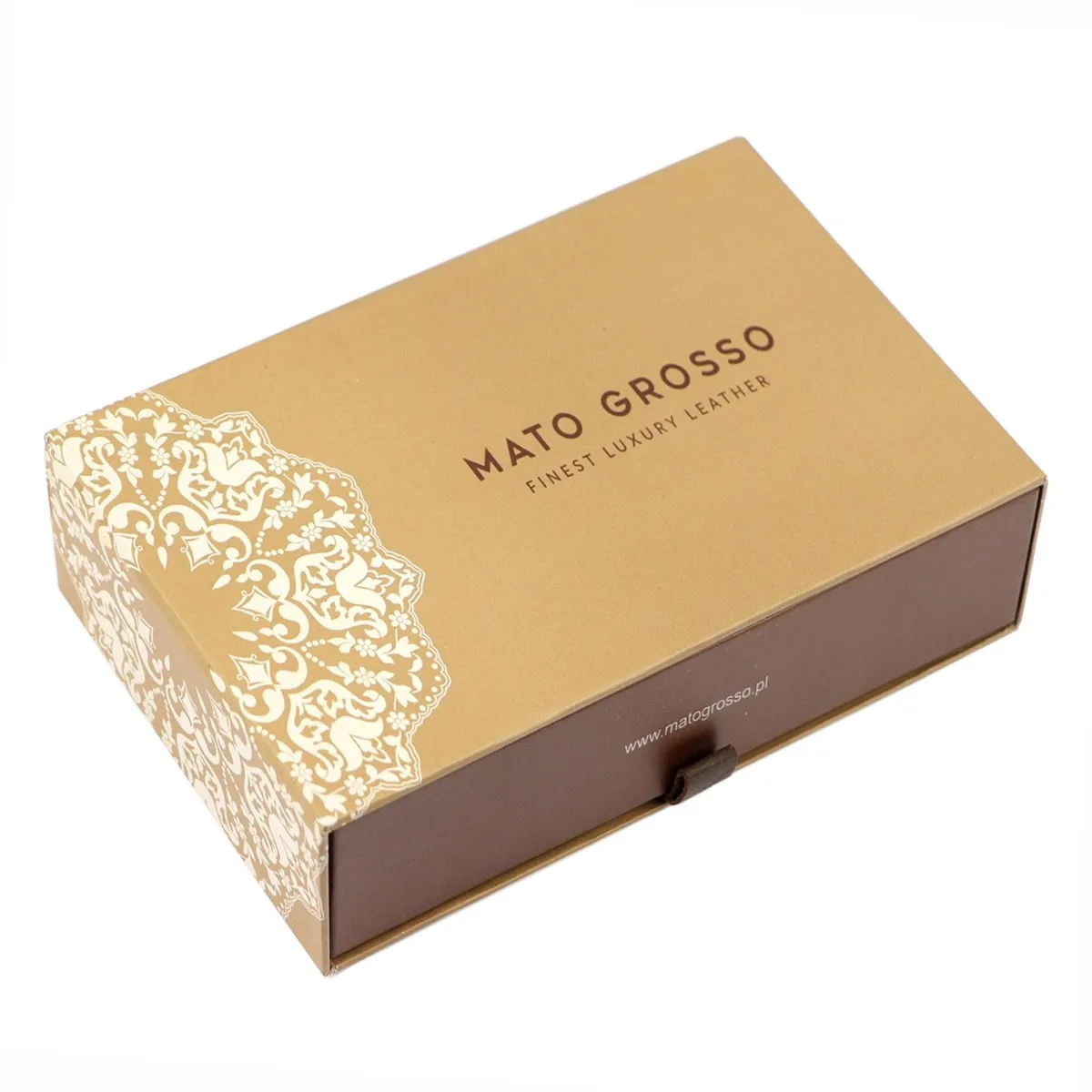 Mato Grosso damski portfel skóra naturalna pojemna portmonetka system RFID