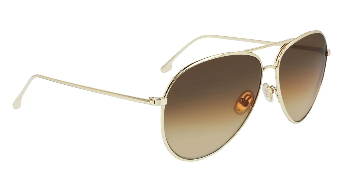 Okulary VICTORIA BECKHAM VB203S-708. Okulary przeciwsłoneczne, Kolor złoty. Kobieta.