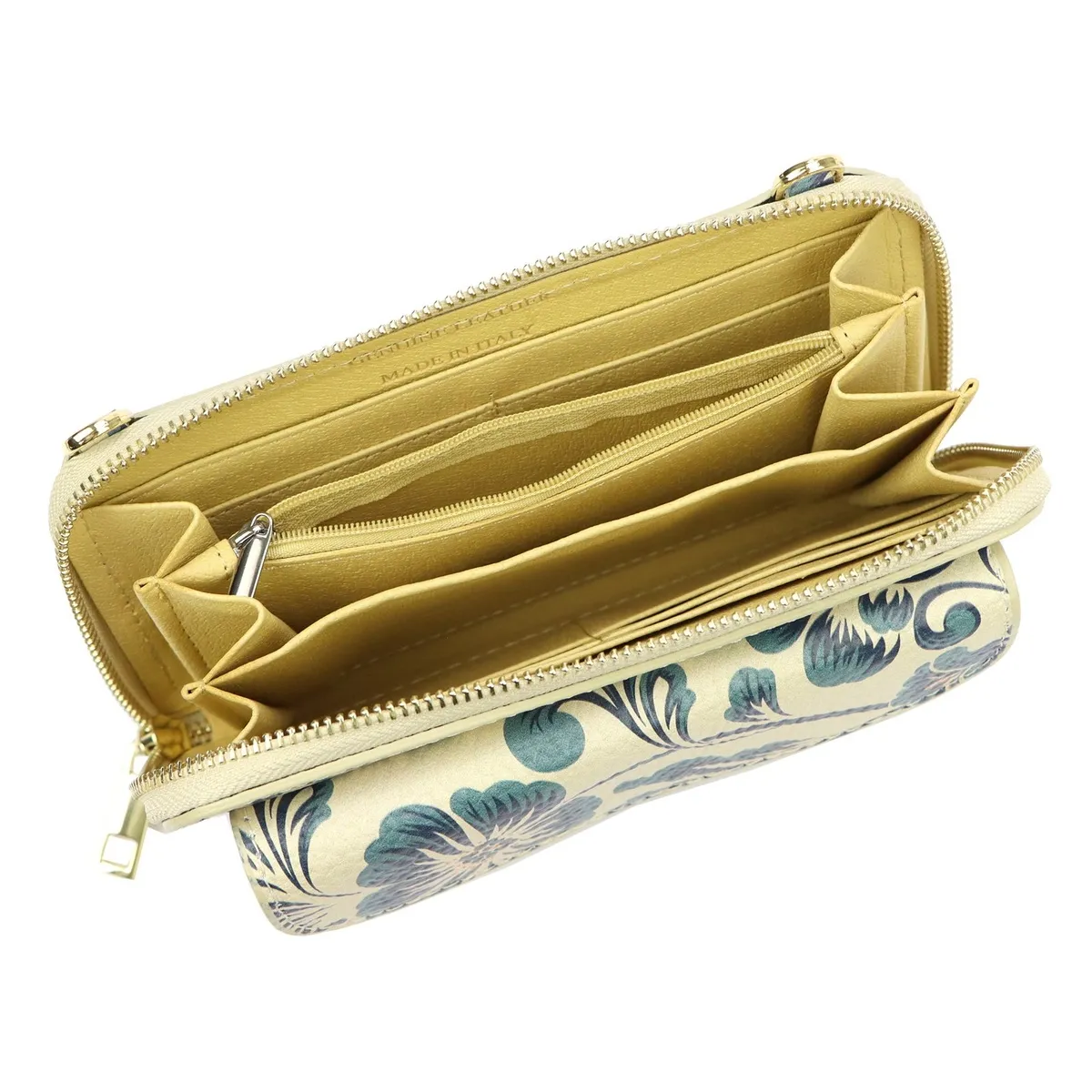 Elegancki skórzany portfel damski Gregorio w wzorze 2, idealny na co dzień