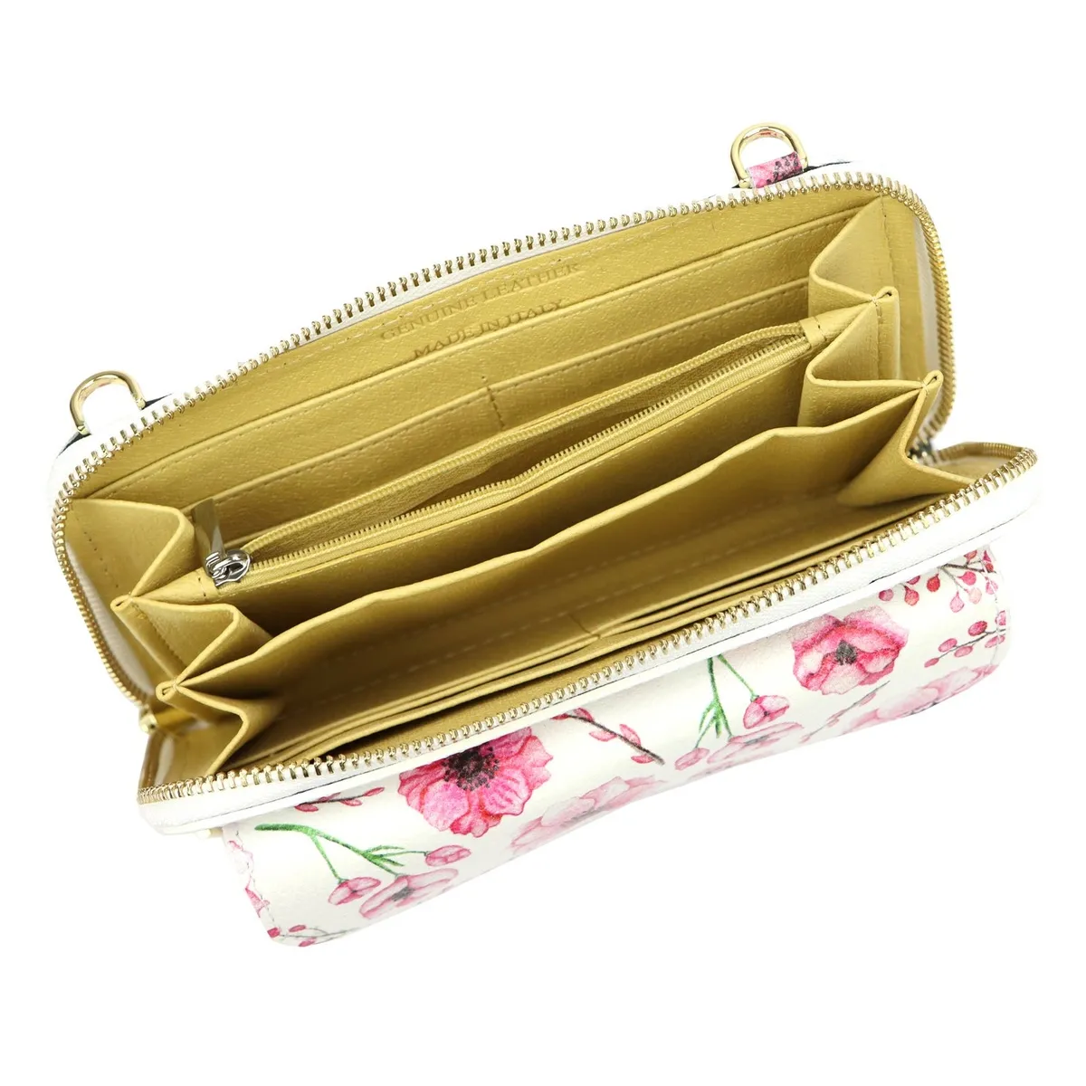 Portfel damski Gregorio z naturalnej skóry w oryginalnym wzorze 5