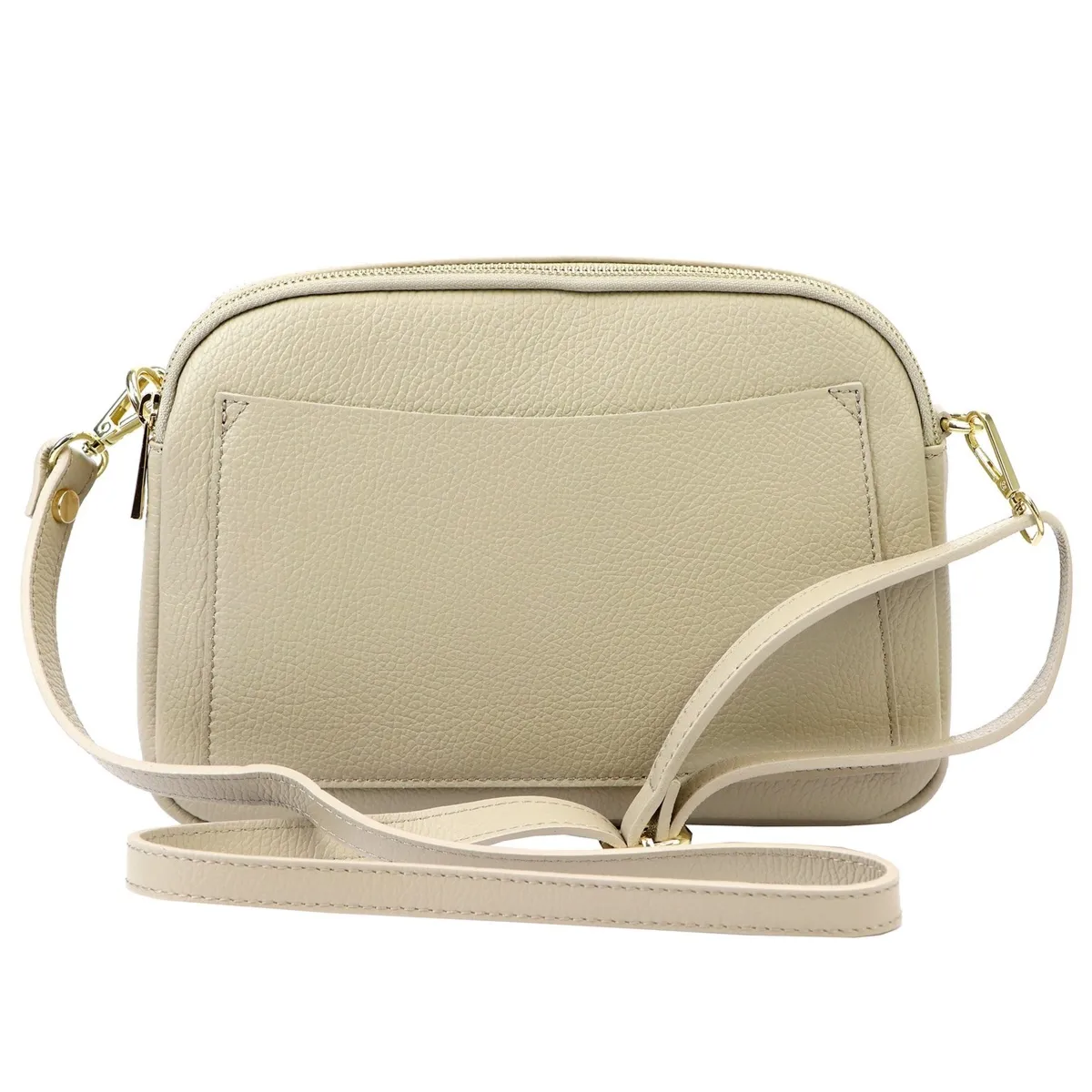 Skórzana damska listonoszka przez ramię MiaMore