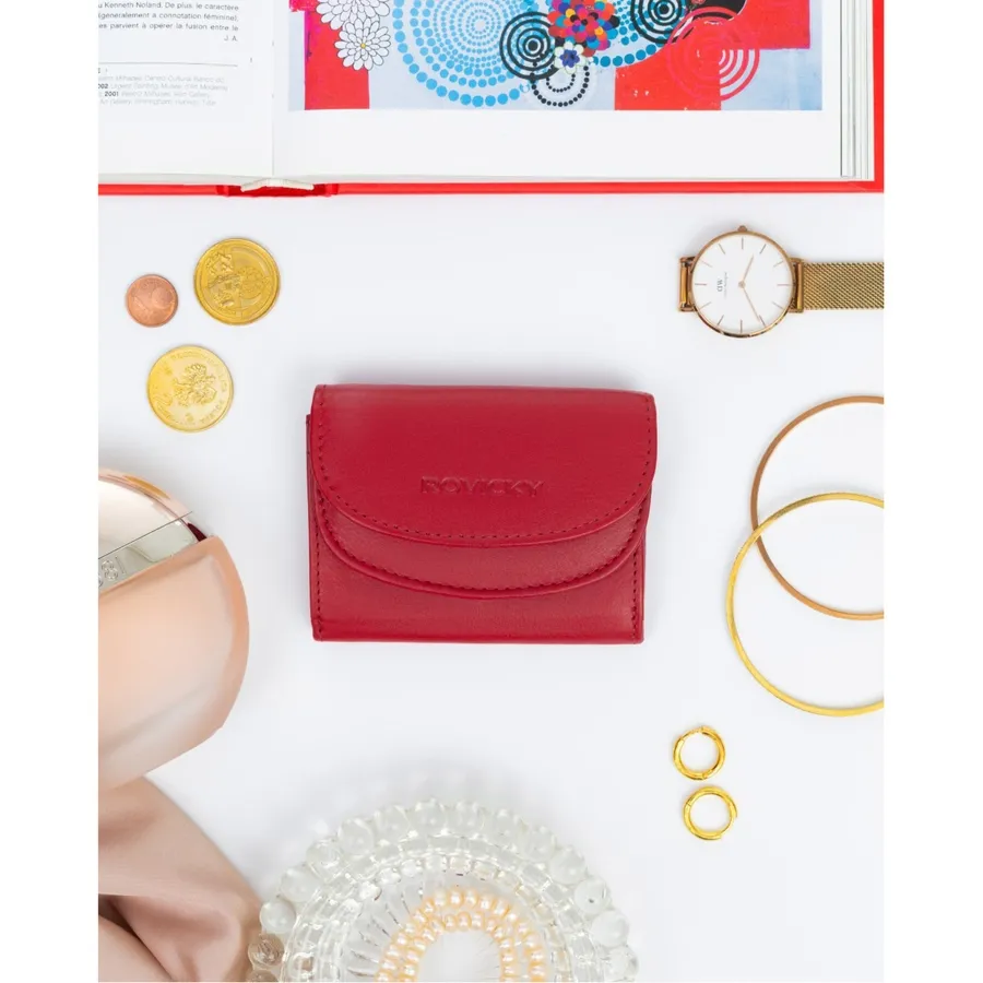 Skórzany męski portfel Rovicky R-19-LFN