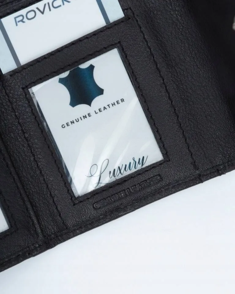 Skórzany męski portfel Rovicky R-19-LFN