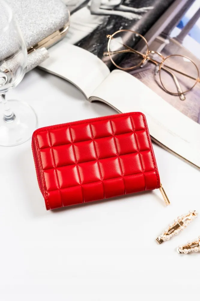 Damska kompaktowa pikowana portmonetka od Rovicky