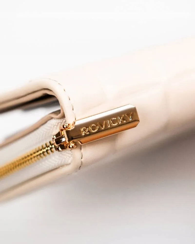 Damska kompaktowa pikowana portmonetka od Rovicky