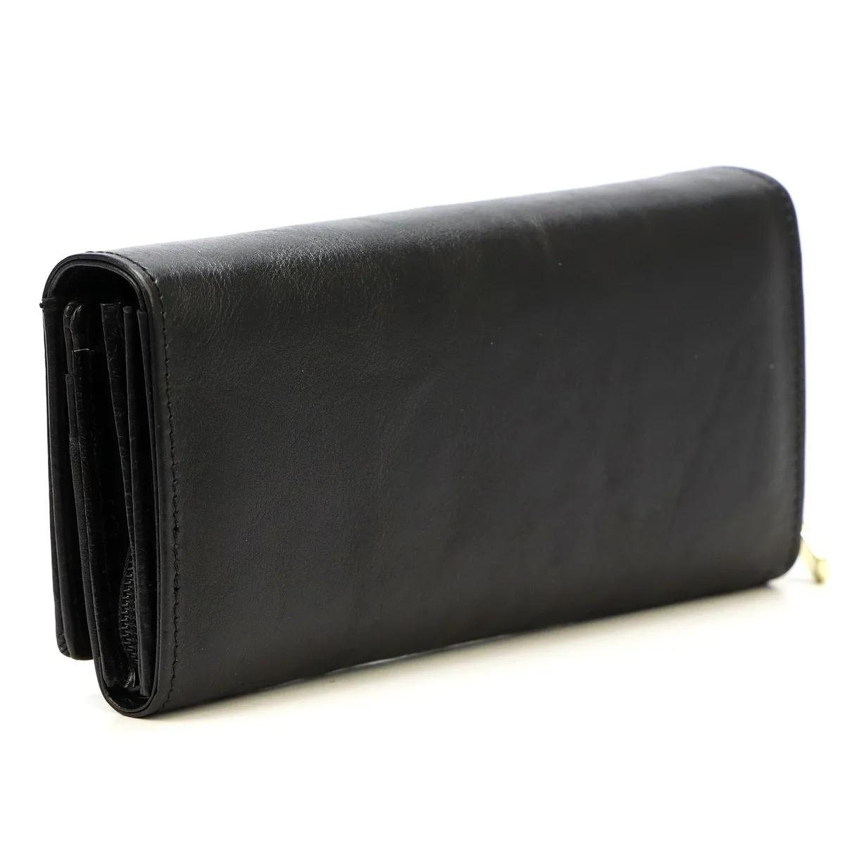 Czarny Elegancki portfel dameski Gregorio IT-106 o przemyślanej konstrukcji dostosowany do potrzeb kobiet