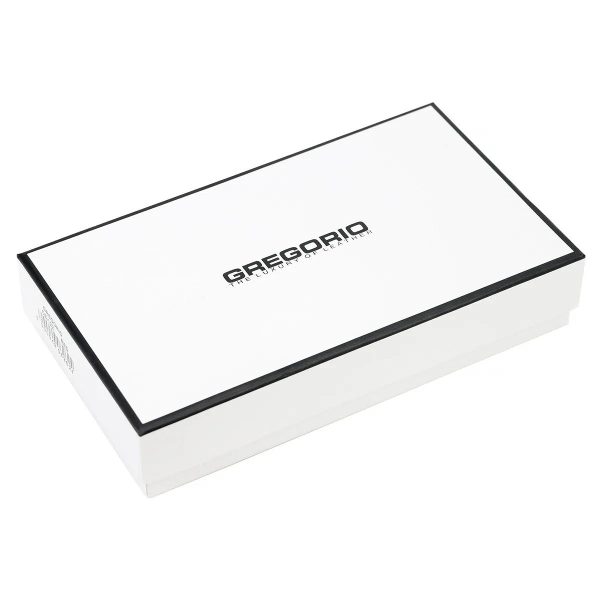 Gregorio damski portfel skóra naturalna podłużna klasyczna portmonetka