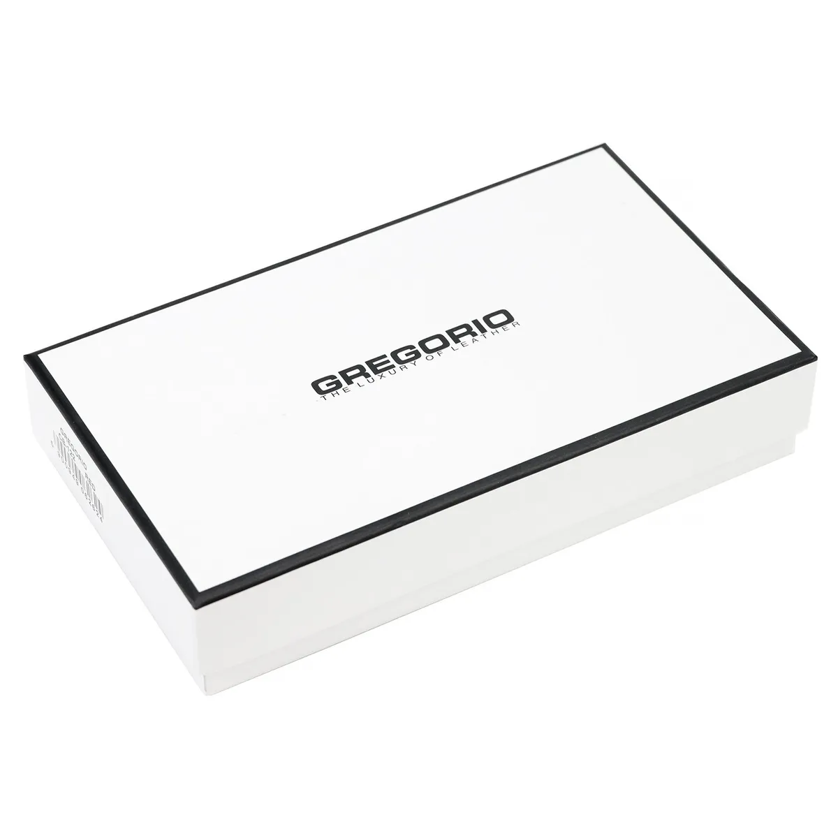 Elegancki portfel damski Gregorio w kolorze taupe, wykonany ze skóry naturalnej, z unikalnym wzorem