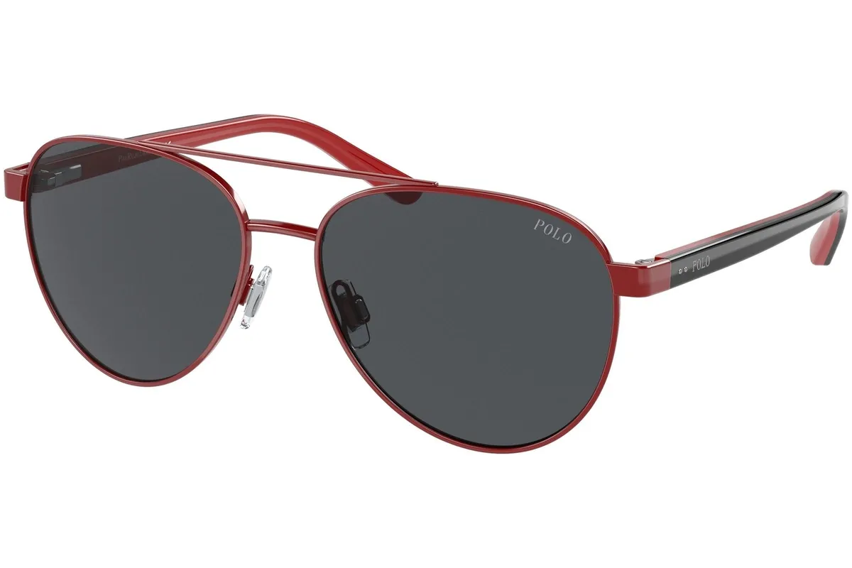 Męskie okulary przeciwsłoneczne Polo Ralph Lauren w czarnym kolorze