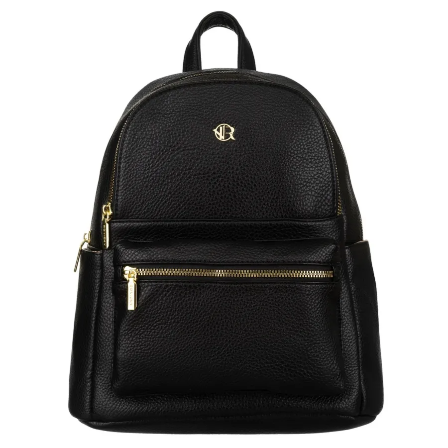 Miejski Wygodny plecak ze złotymi zamkami Rovicky