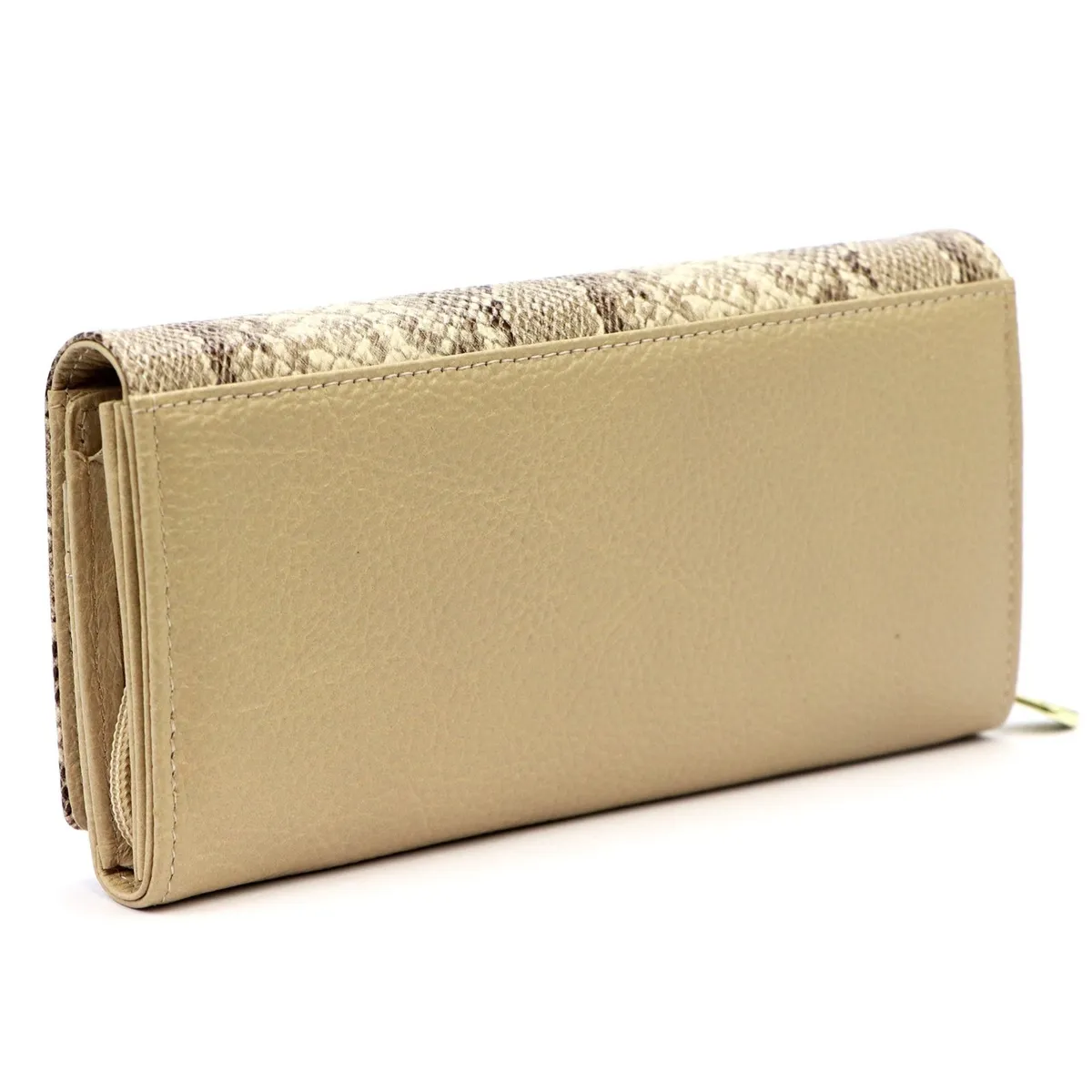 Duży Skórzany elegancki damski portfel od Gregorio