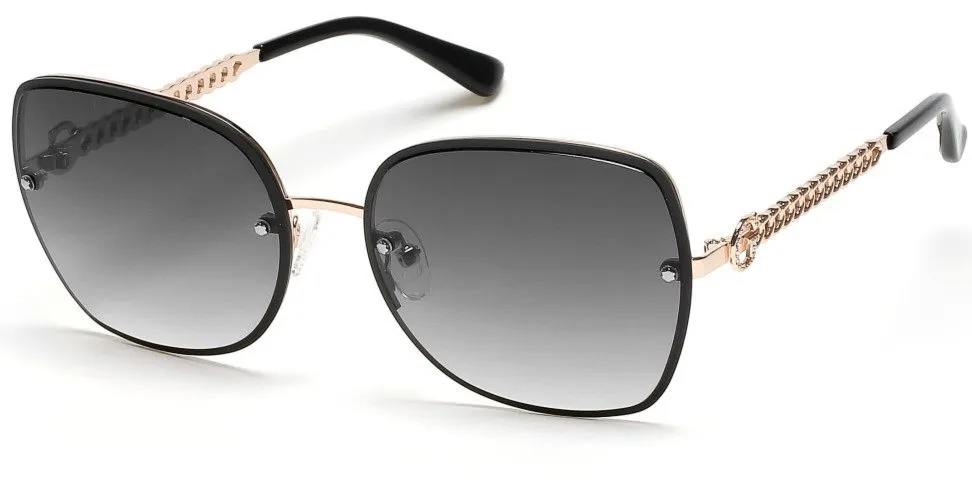 Okulary GUESS GF6119-6132B. Okulary przeciwsłoneczne, Kolor złoty. Kobieta.