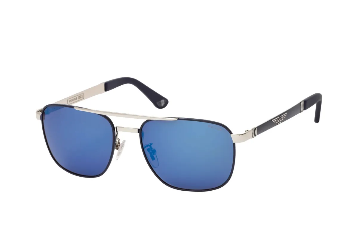 Okulary POLICE SPL89055F94B. Okulary przeciwsłoneczne, Kolor niebieski. Mężczyzna.