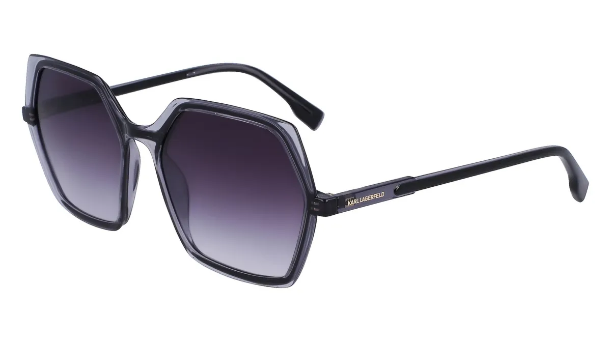Okulary KARL LAGERFELD KL6083S-009. Okulary przeciwsłoneczne, Kolor czarny. Kobieta.