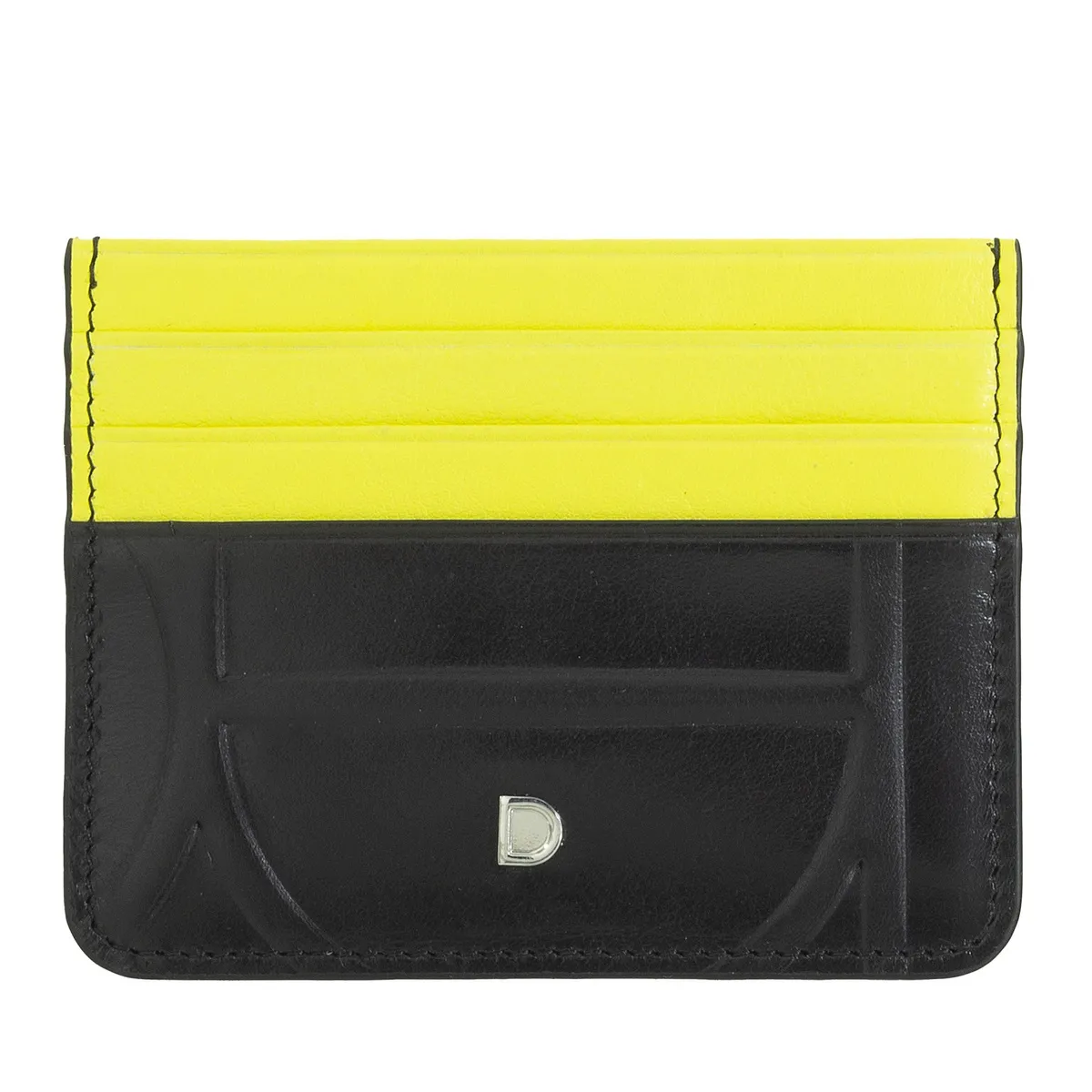 Czarne etui na karty marki DUDU, minimalistyczne i stylowe dla każdego