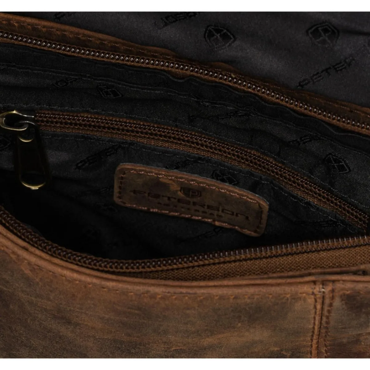 Saszetka męska z naturalnej skóry Peterson PTN 996-S-NSH