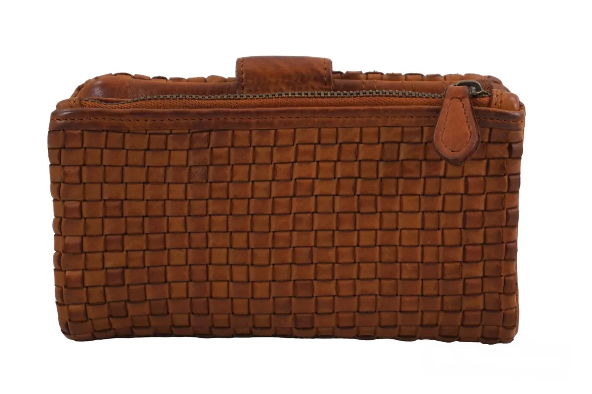 Ekskluzywny portfel z miękkiej skóry - Brązowy