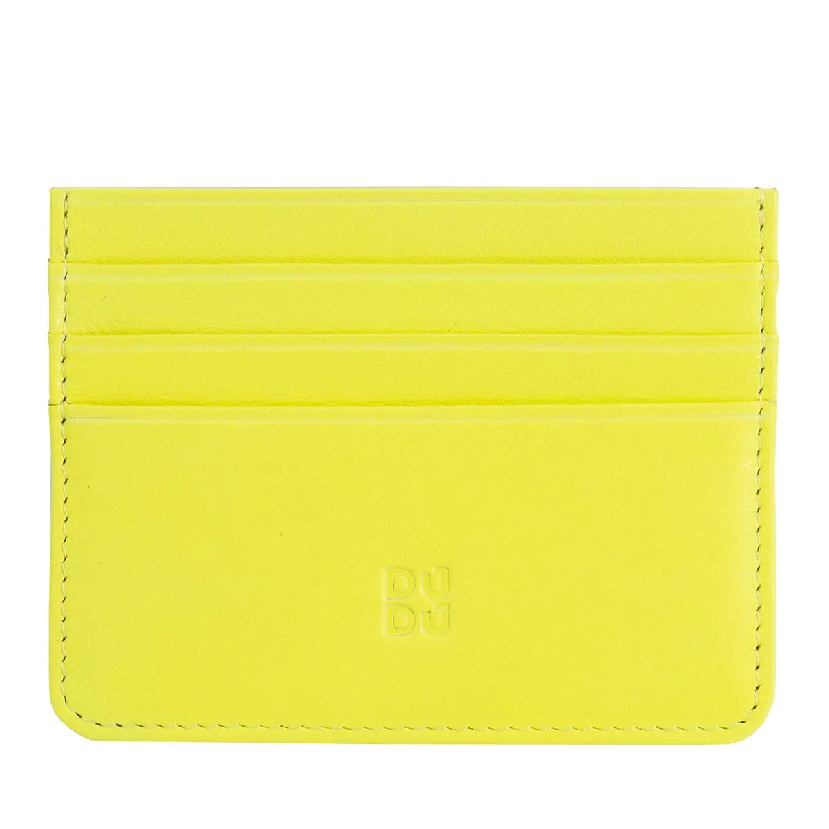 Małe etui na karty dokumenty w kolorze czarnym od DUDU wykonane ze skóry naturalnej