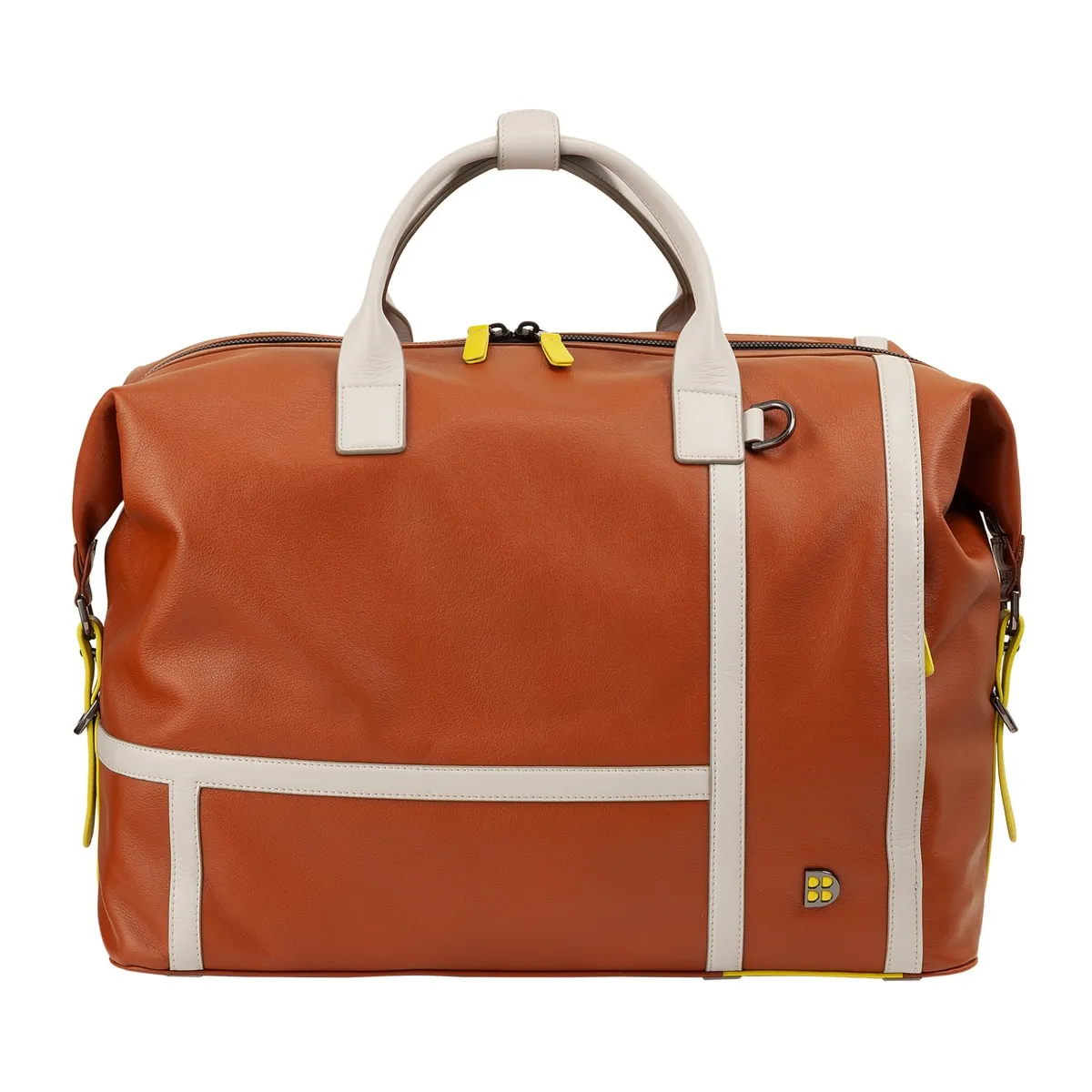 DuDu torba podróżna skóra naturalna duża torba weekendowa z kieszeniami