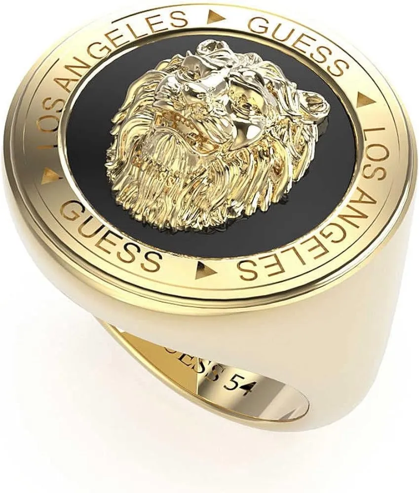 Biżuteria GUESS JUMR01315JWY. Pierścionek, Kolor złoty. Mężczyzna.