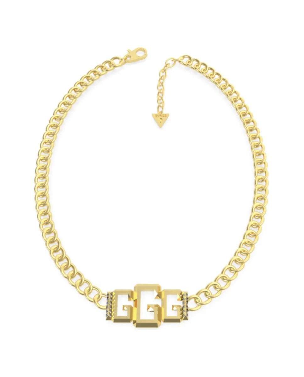 Biżuteria GUESS UBN70010. Naszyjnik, Kolor złoty. Kobieta.