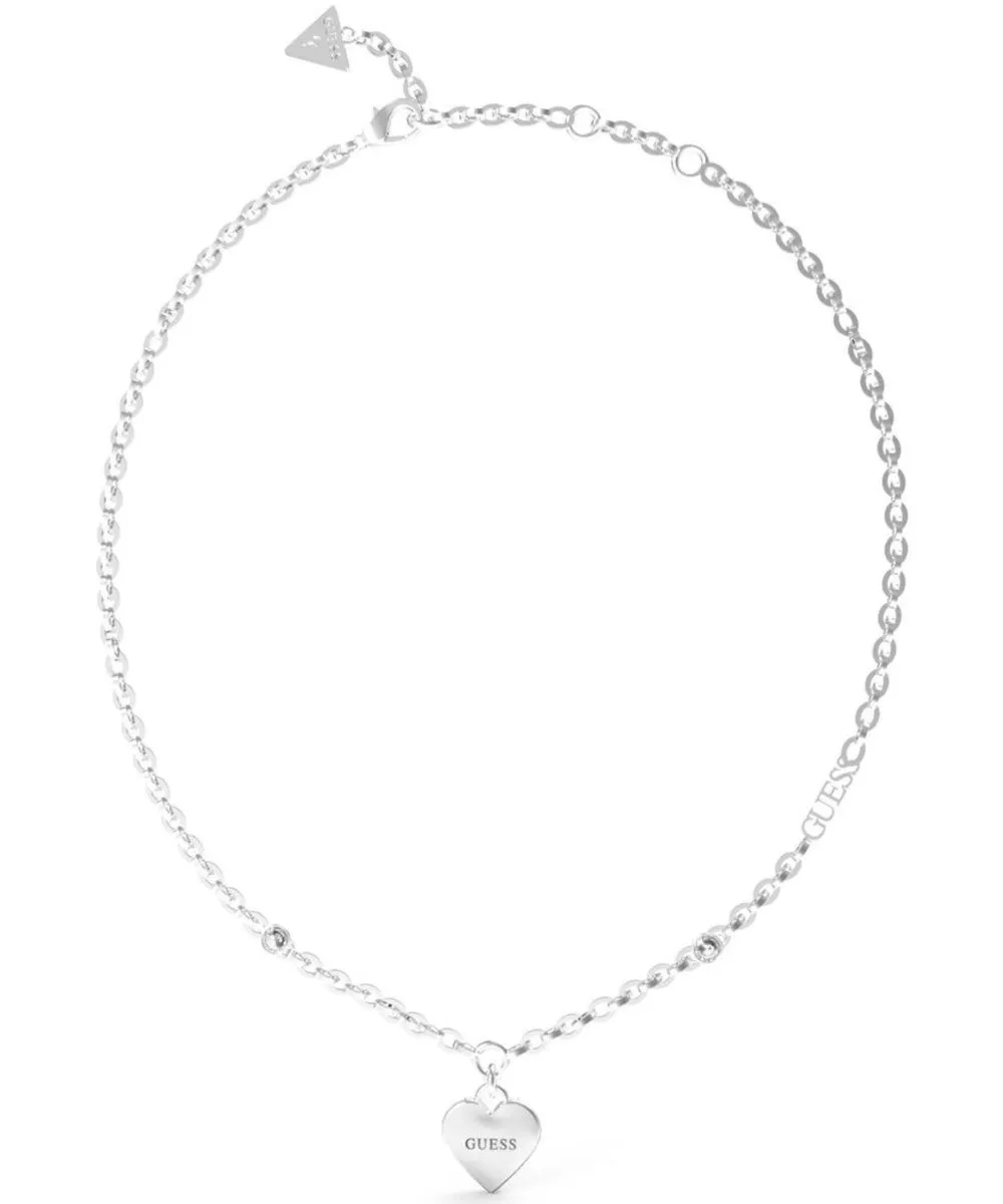 Biżuteria GUESS JUBN02230JWRH. Naszyjnik, Kolor szary. Kobieta.