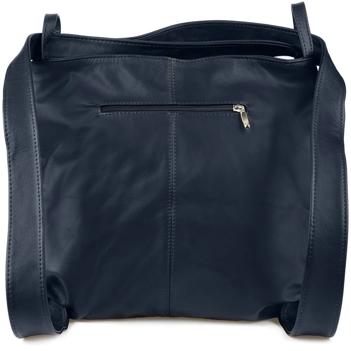 Plecak Torebka Skórzana damska A4 worek granatowy Beltimore U37