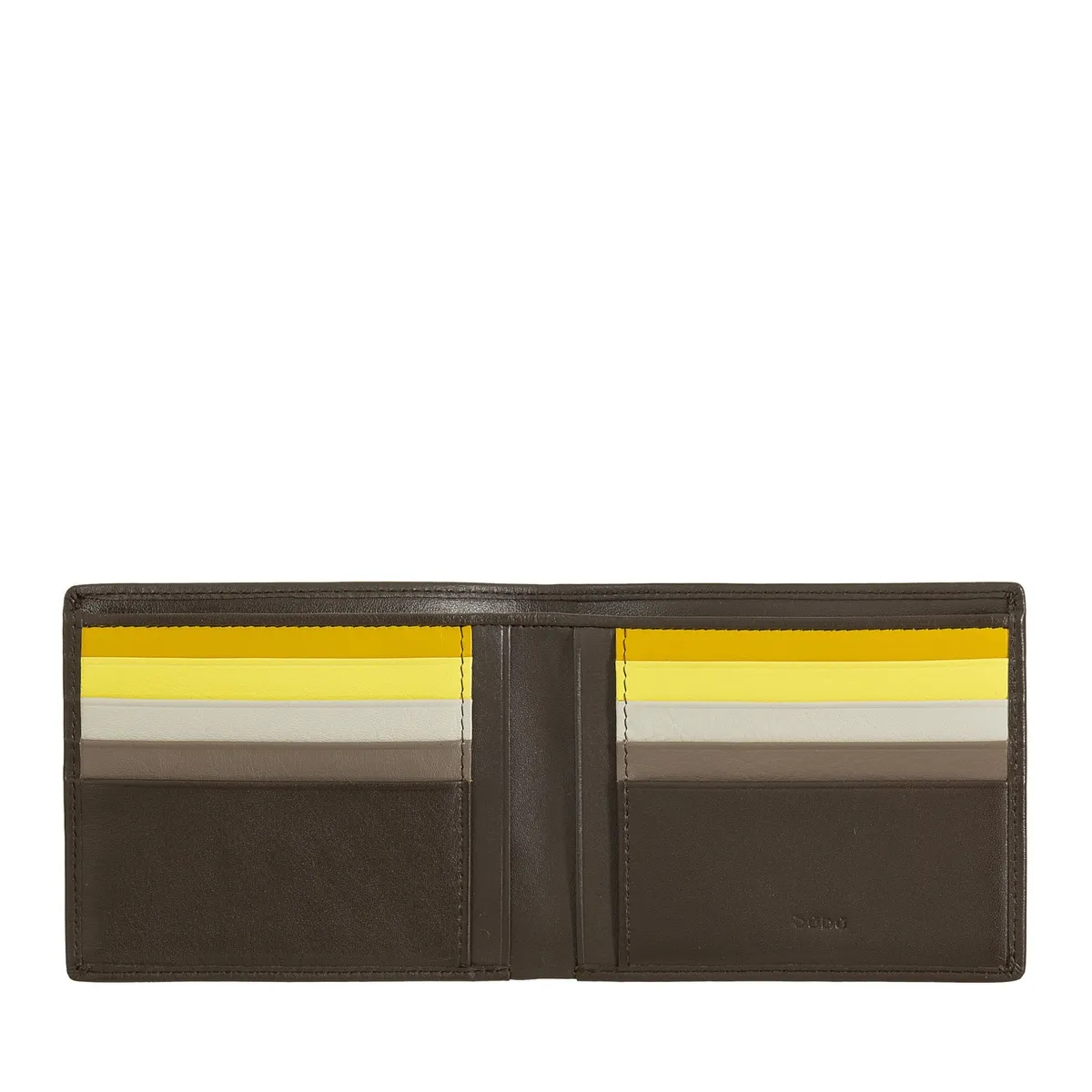 Stylowe Męskie etui na karty komora na banknoty ze skóry naturalnej DUDU