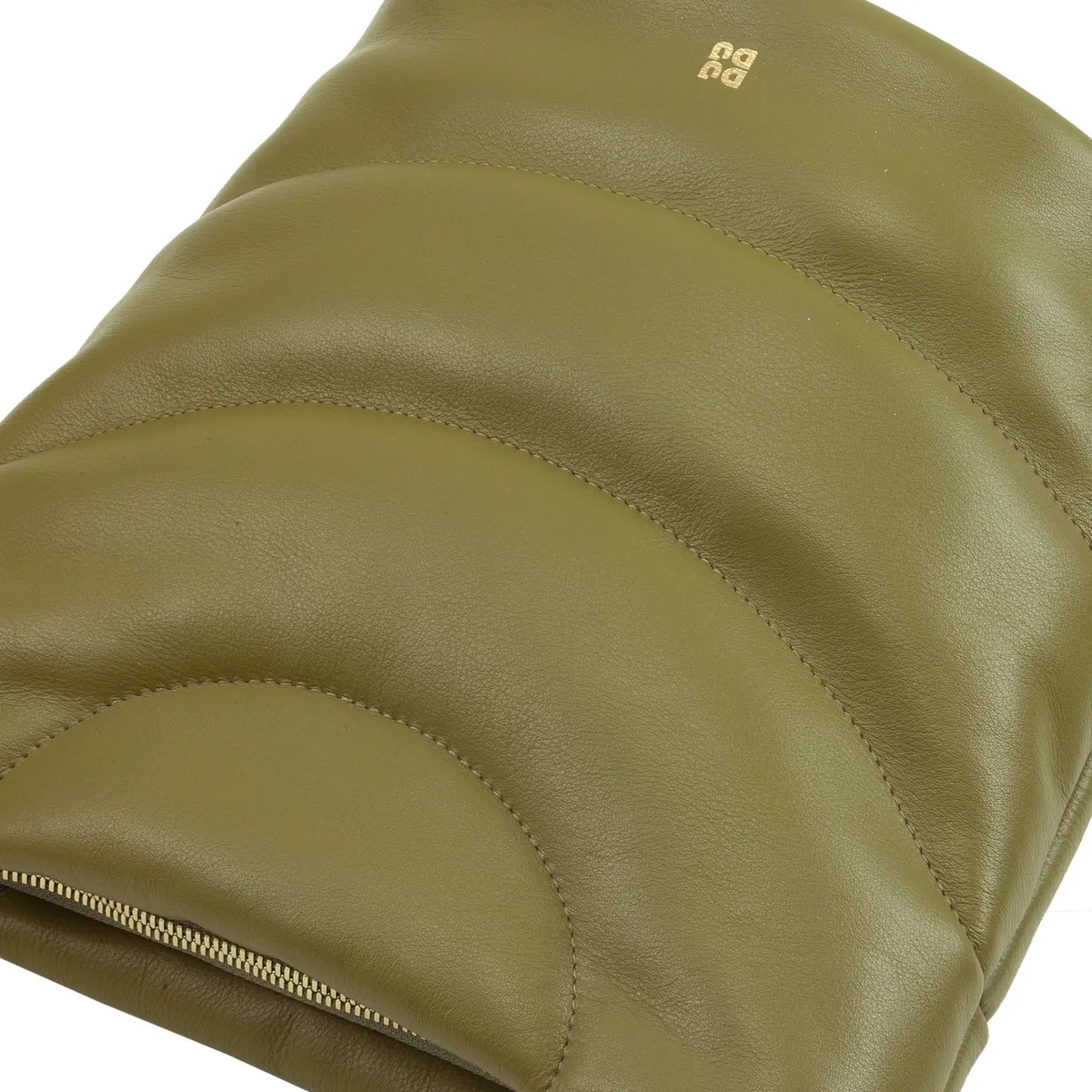 Damska skórzana pikowana torebka na ramię listonoszka z uchwytem DUDU