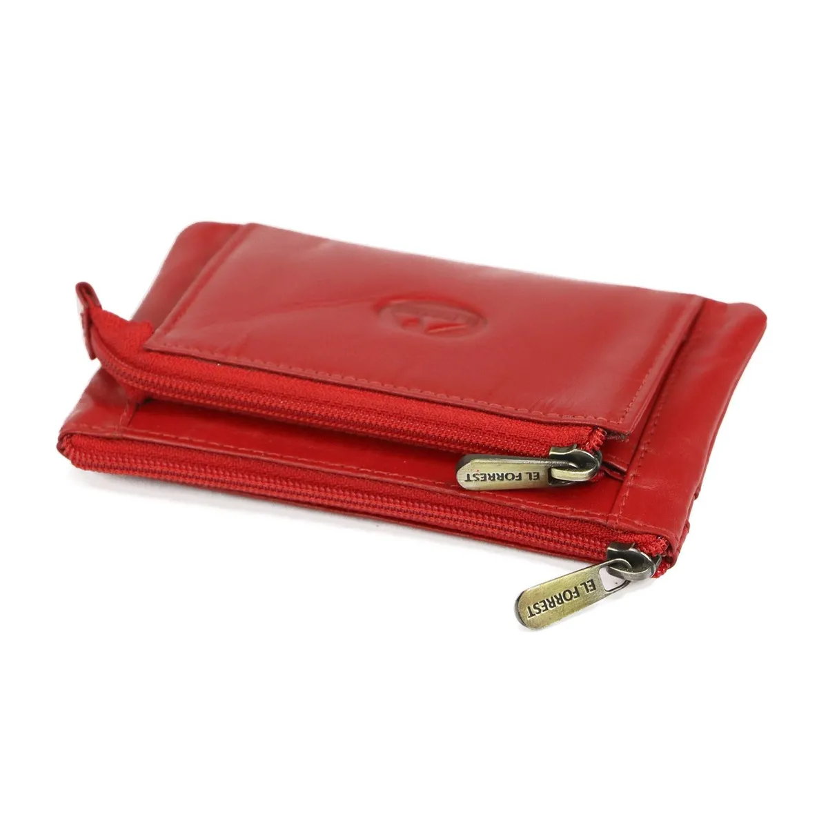 Małe etui damskie El Forrest w eleganckim stylu, wykonane z naturalnej skóry