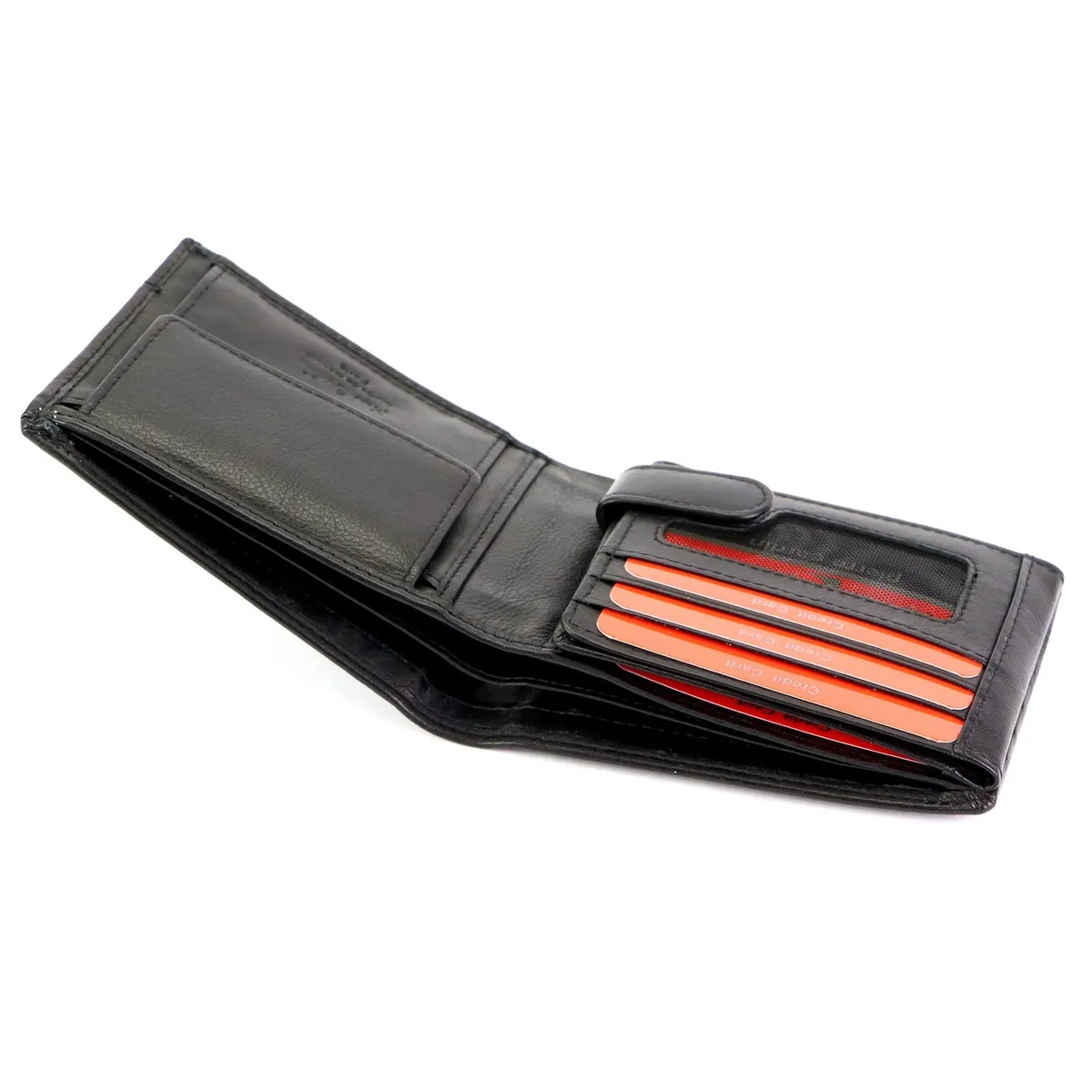 Kompaktowy Rozbudowany pojemny Skórzany męski portfel od Pierre Cardin