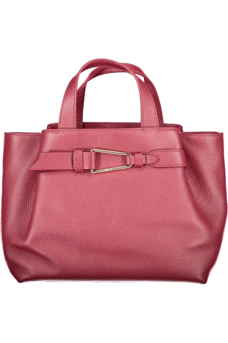 Fioletowa Torebka Coccinelle malory z miejscem na dokumenty i dwiema kieszeniami zewnętrznymi