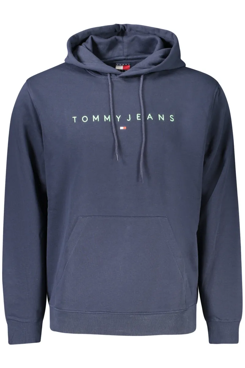 TOMMY HILFIGER MĘSKA NIEBIESKA BLUZA Z ROZPIĘCIEM