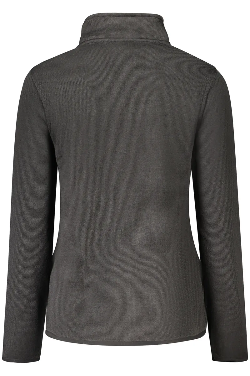 Norway 1963 CZARNA BLUZA DAMSKA Z ROZPINANYM NA ZAMEK