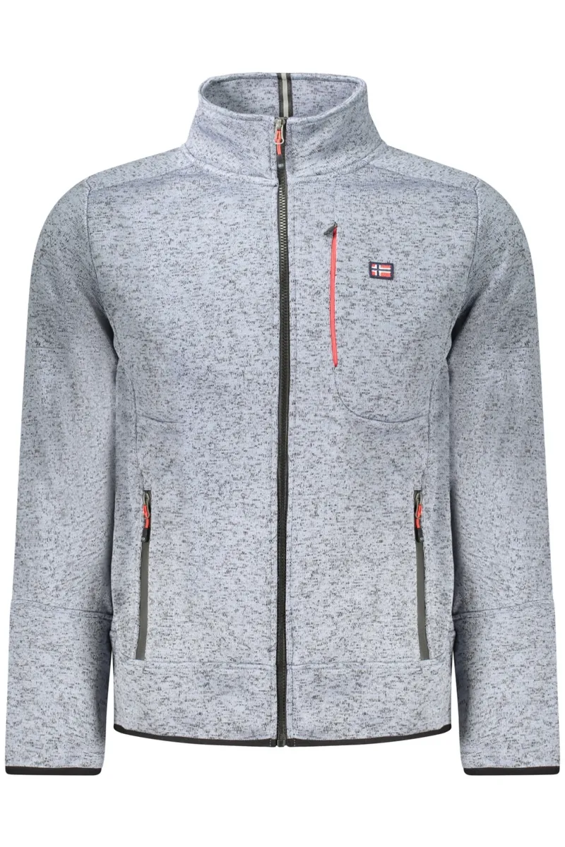 Norway 1963 MĘSKA NIEBIESKA BLUZA Z ROZPINANYM NA ZAMEK