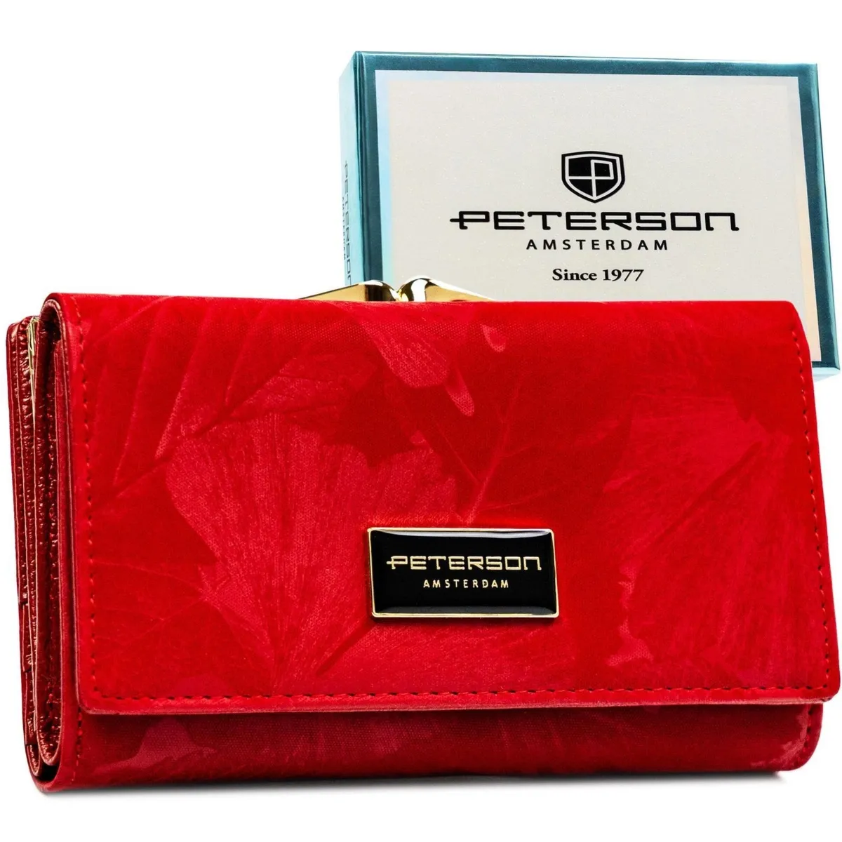 Skórzany damski portfel Peterson PTN PS108-MLF
