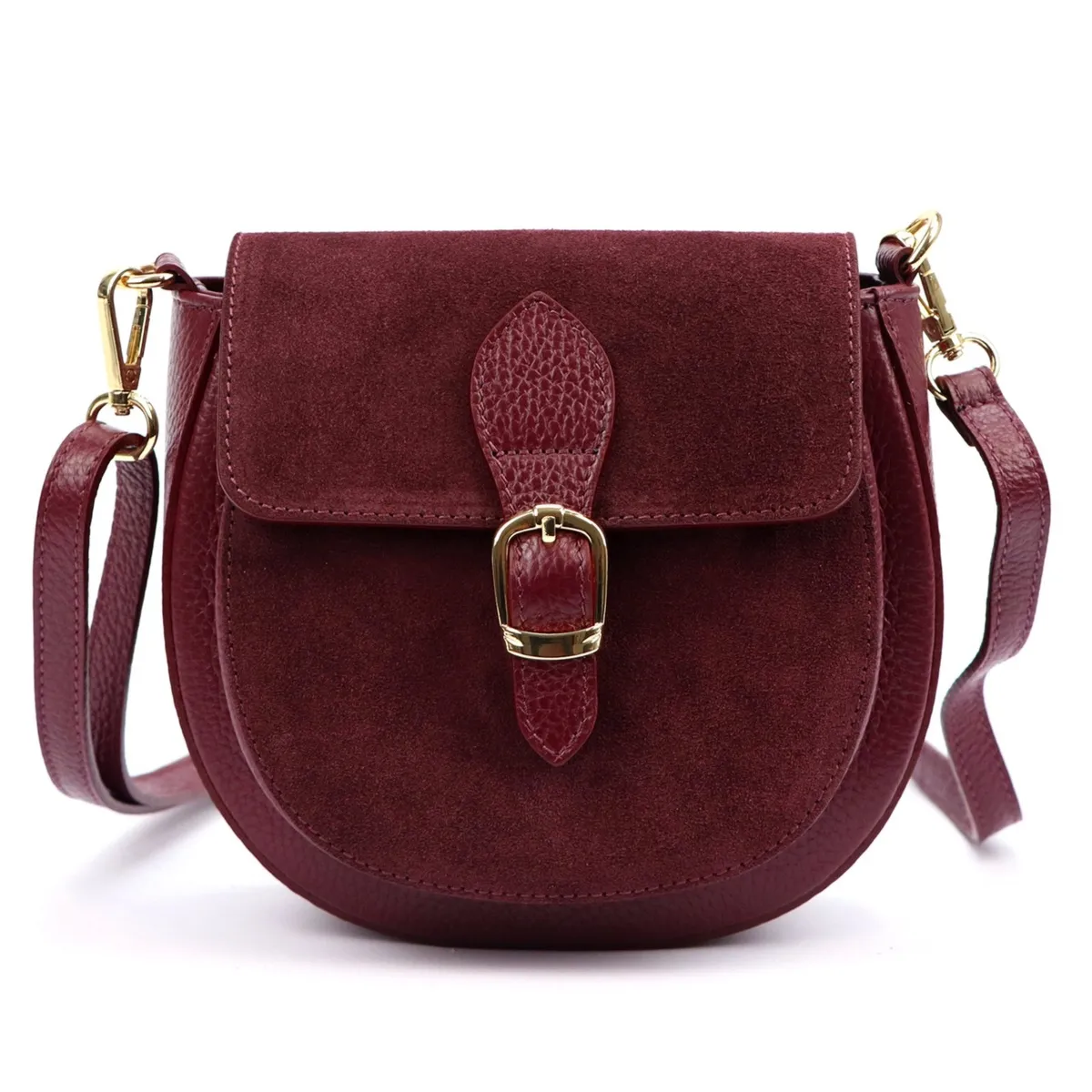 Stylowa Półokrągła damska listonoszka torebka przez ramię z kieszenią Luka