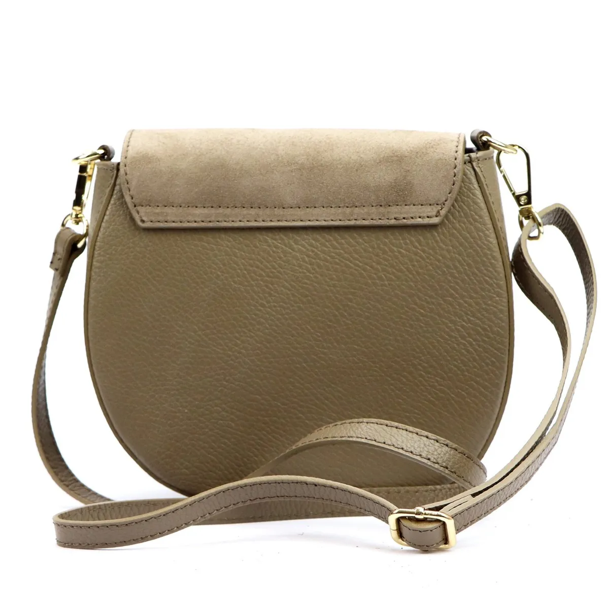 Stylowa Półokrągła damska listonoszka torebka przez ramię z kieszenią Luka