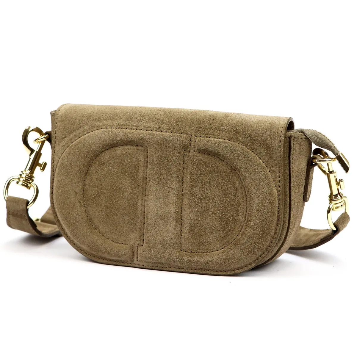 Skórzana listonoszka damska przez ramię z kieszenią wewnętrzną Luka