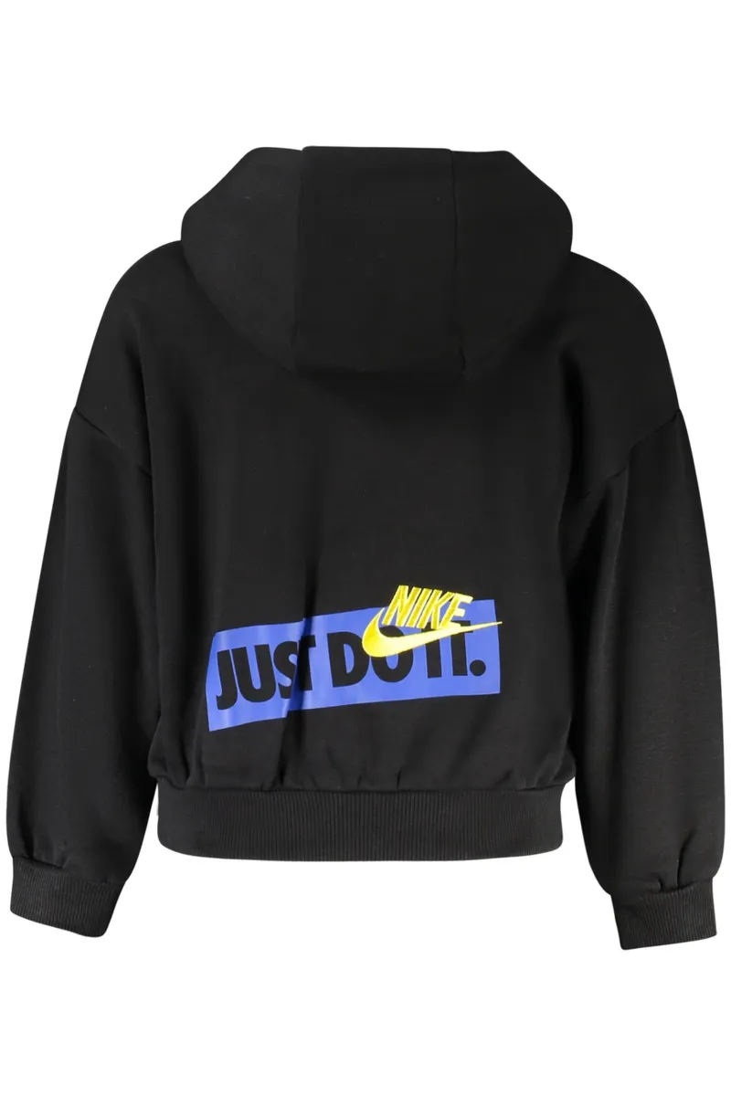 CZARNA BLUZA DZIECIĘCA NIKE Z ROZPINANYM NA ZAMEK