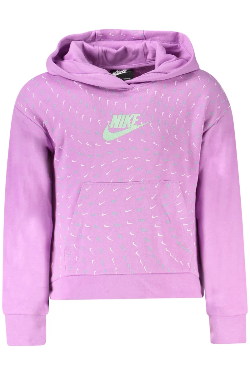 BLUZA NIKE Z ROZPINANYM NA ZAMEK DLA DZIEWCZĄT W KOLORZE FIOLETOWYM