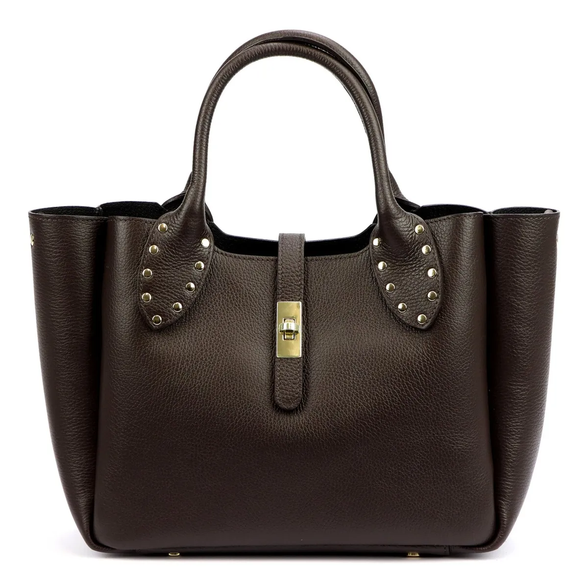 Damska shopperbag z wyjmowaną saszetką duża skórzana torebka do ręki Luka