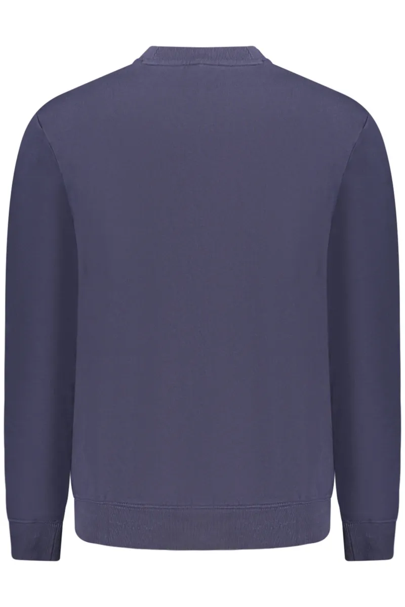 BLUZA MĘSKA NAPAPIJRI Z ZAPINKIEM, NIEBIESKA