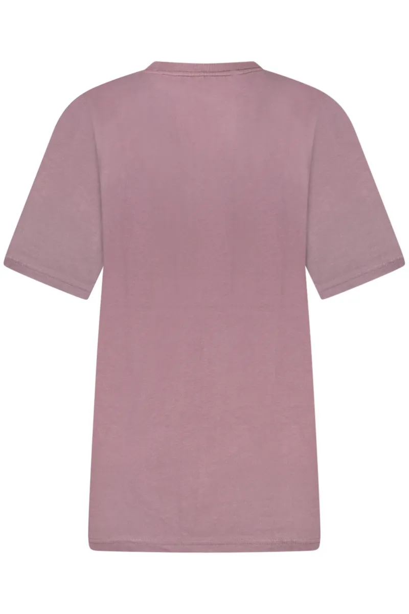 KOSZULKA DAMSKA Z KRÓTKIM RĘKAWEM VANS FIOLETOWA