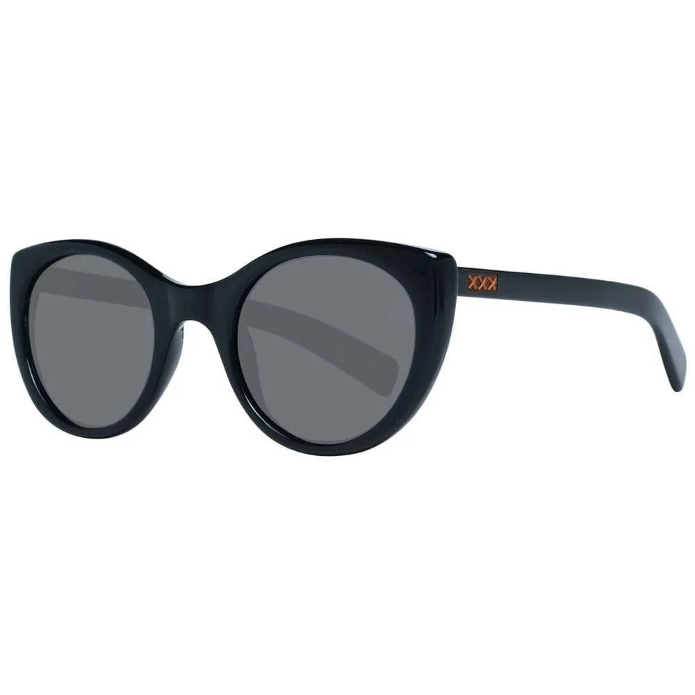 Okulary ERMENEGILDO ZEGNA ZC0009-01A50. Okulary przeciwsłoneczne, Kolor czarny. Unisex.