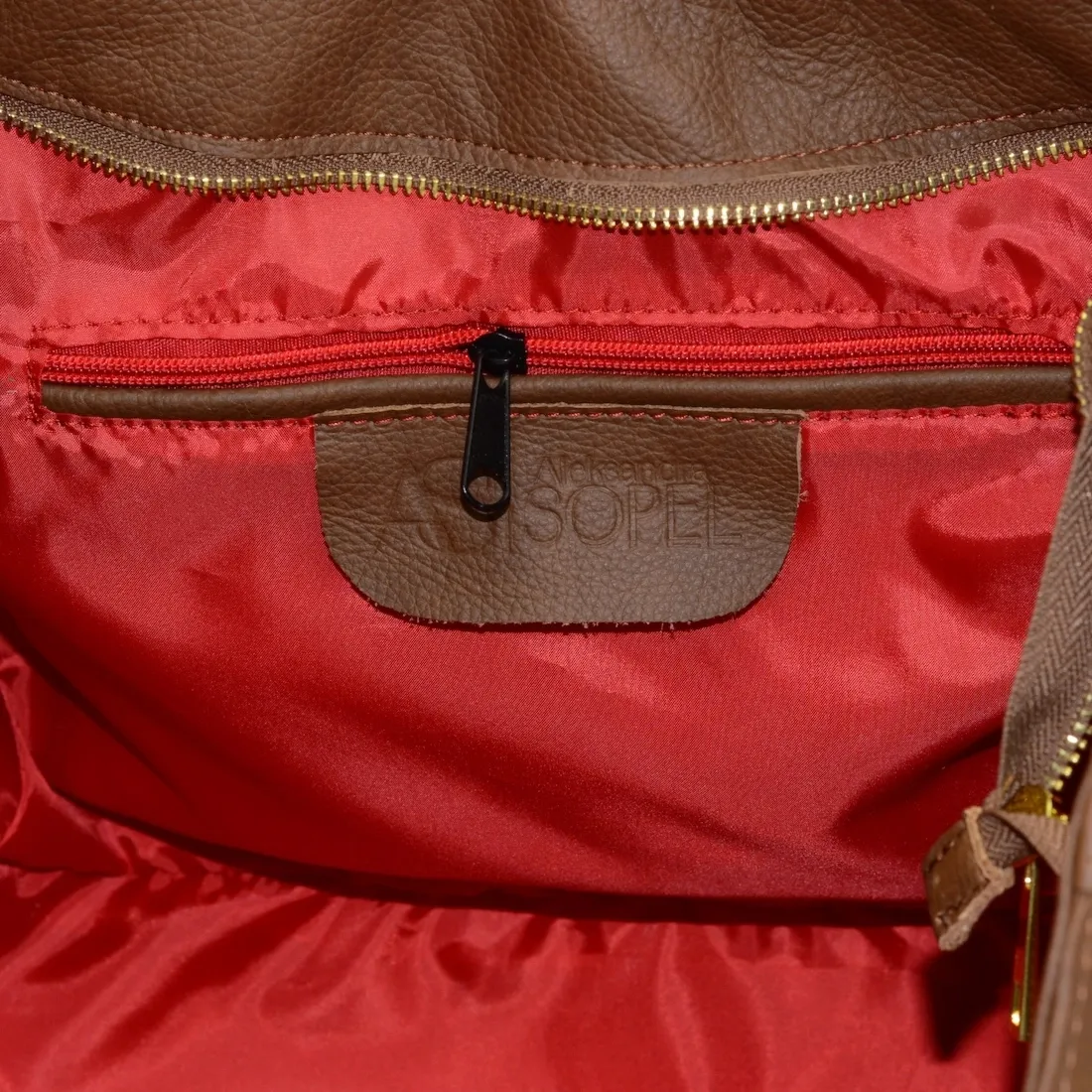 Duża stylowa shopperbag na ramię skórzana Voyager