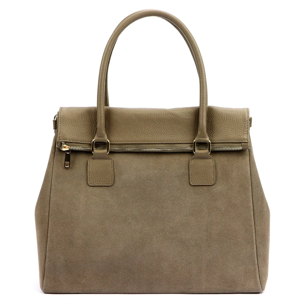 Kuferek do ręki damski skórzany torebka na ramię z paskiem 3 kieszenie Luka